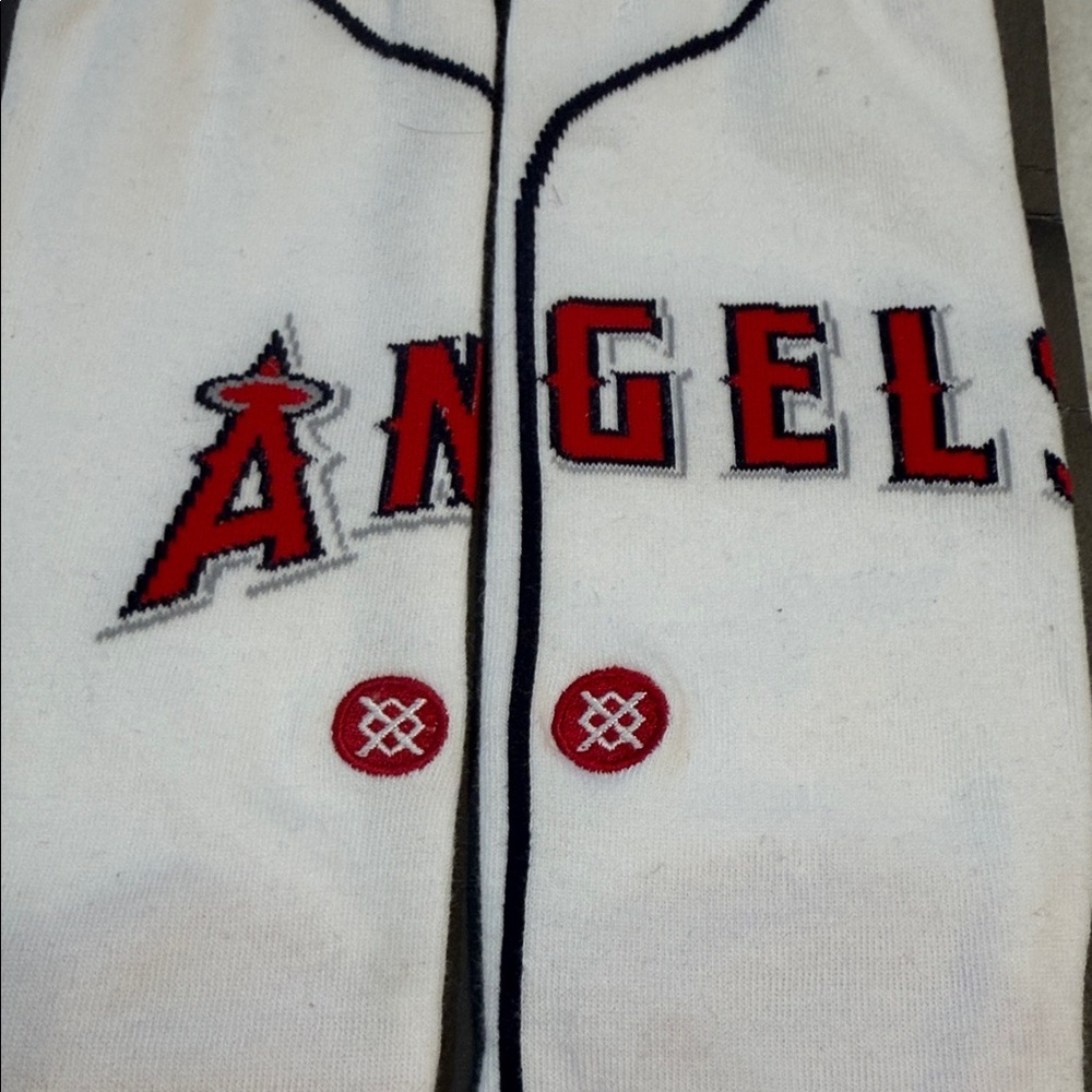 Stance White Angels Socks-Large - Picture 5 of 7